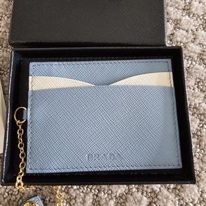 Authentic PRADA card/ID holder